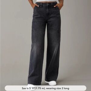 Super High-Rise Wide Leg American Eagle Jeans